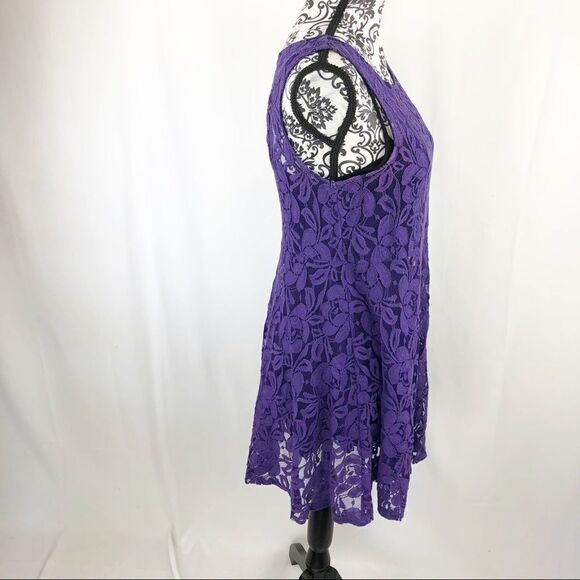 Free People Miles of Lace Tank Floral Midi Dress - Picture 5 of 8